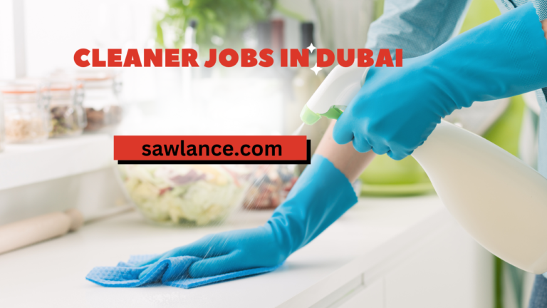 Cleaner jobs in Dubai