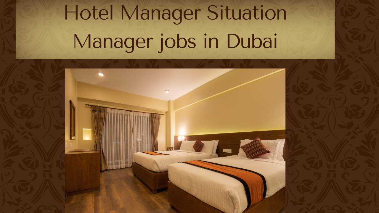 Manager jobs in Dubai